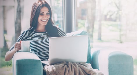 woman on laptop